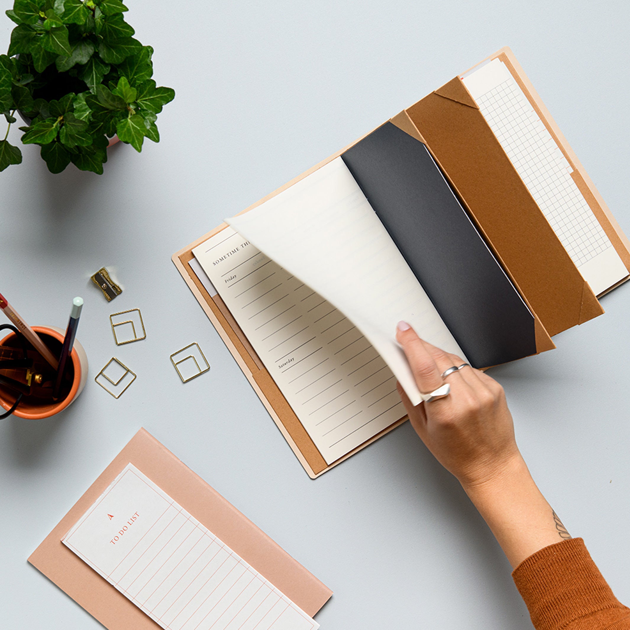 BRILLIANT THOUGHTS - Modular Journal - A5 Soft Notebook-Cover - Your Way Kollektion | Somewhere