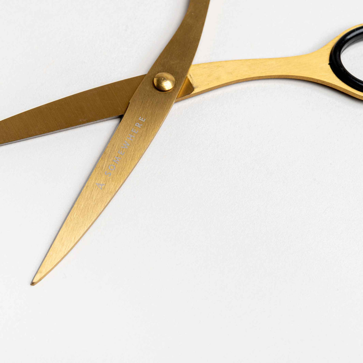 DESIGNER'S SCISSORS - Golden Paper Scissors | Somewhere