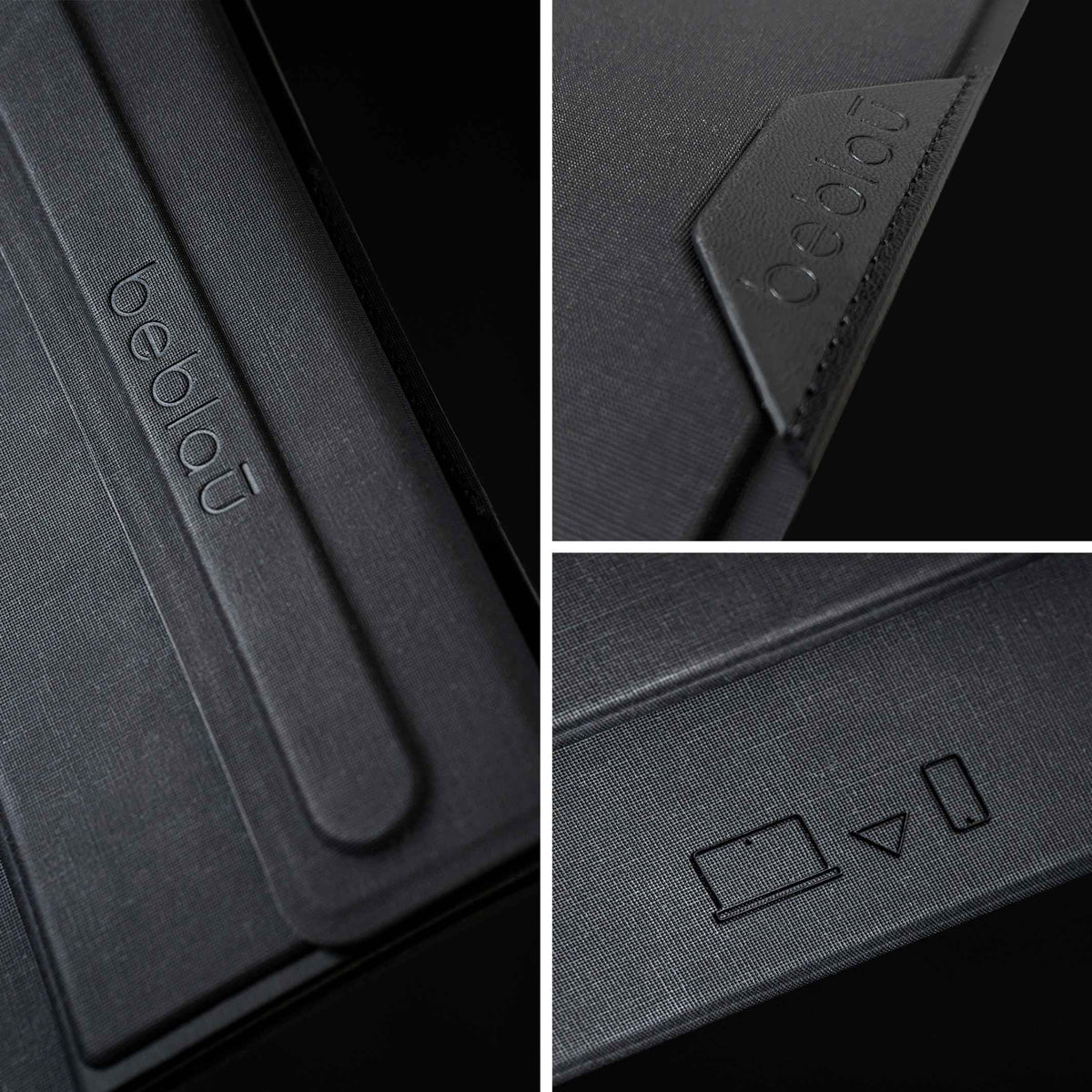 UNIVERSAL STAND - Universal-STÄNDER für Laptop, Tablett, Smartphone - 11x15,5 cm | beblau