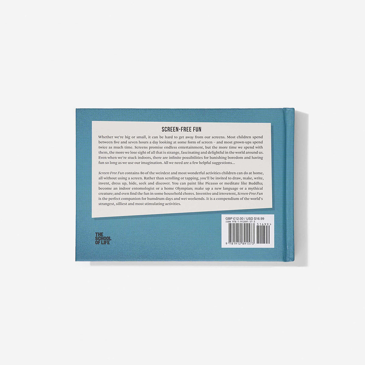 Children's Book "Screen-Free Fun" – Hardcover | The School of Life
