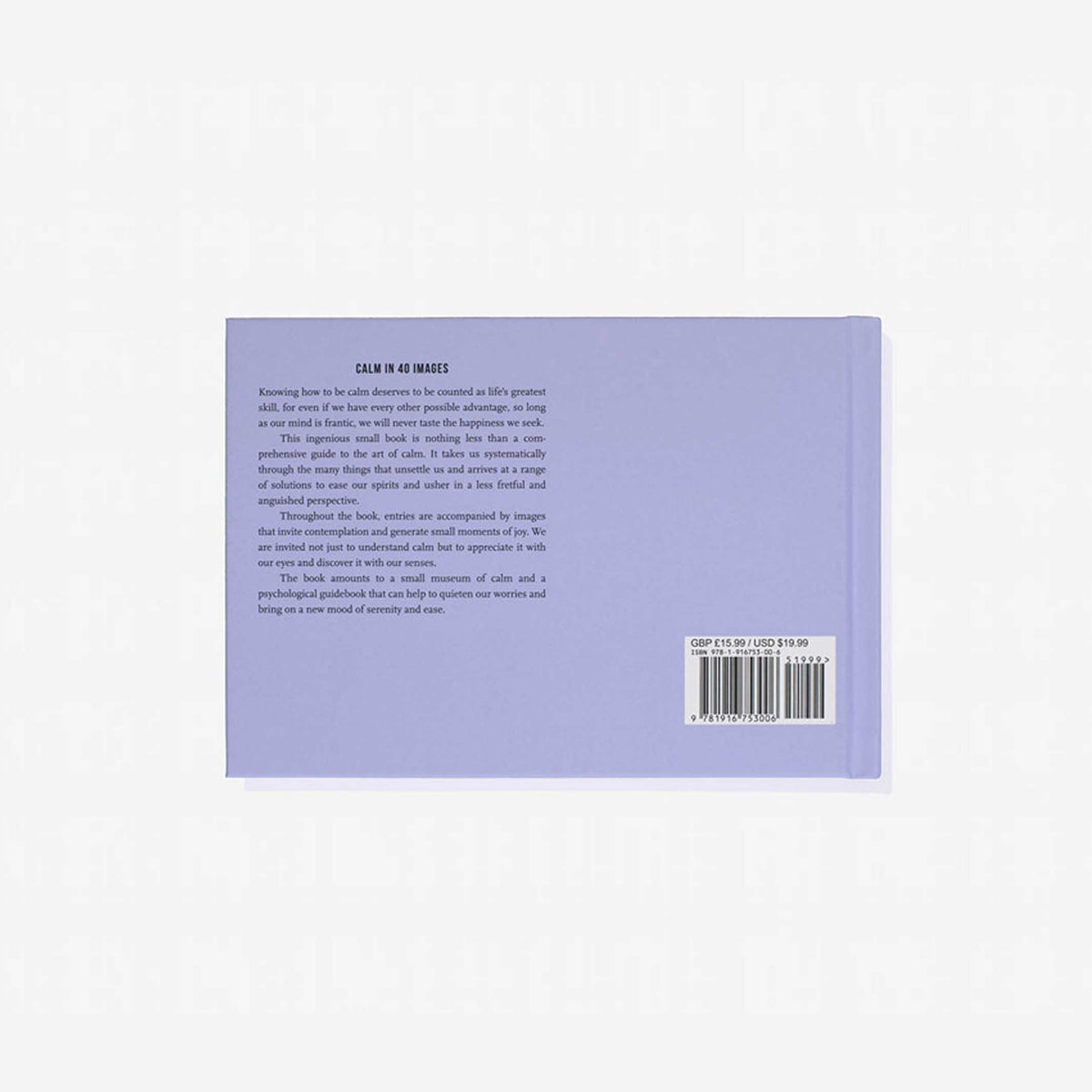 Book "Calm in 40 Images" – Hardcover | The School of Life
