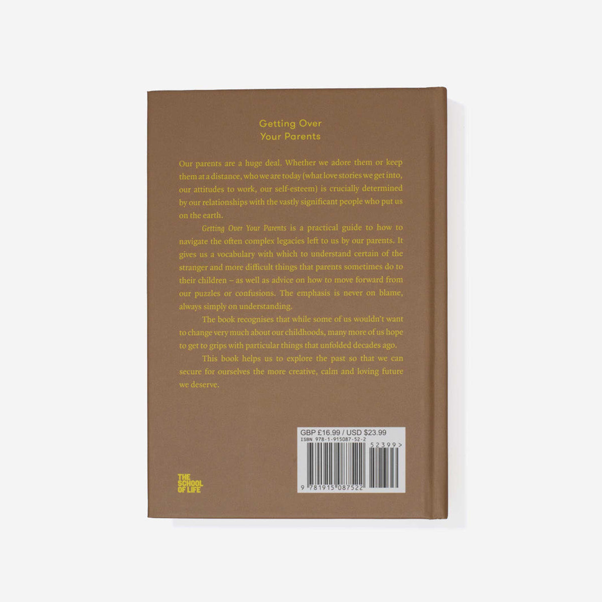 Book "Getting Over Your Parents" – Hardcover | The School of Life