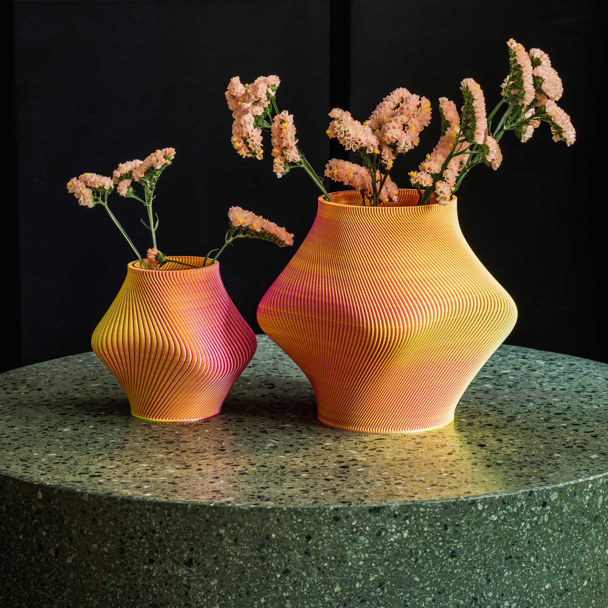 Vase Bloz – Cotton Candy · 3D Printed · Inner Vase · 20 cm | Sheyn