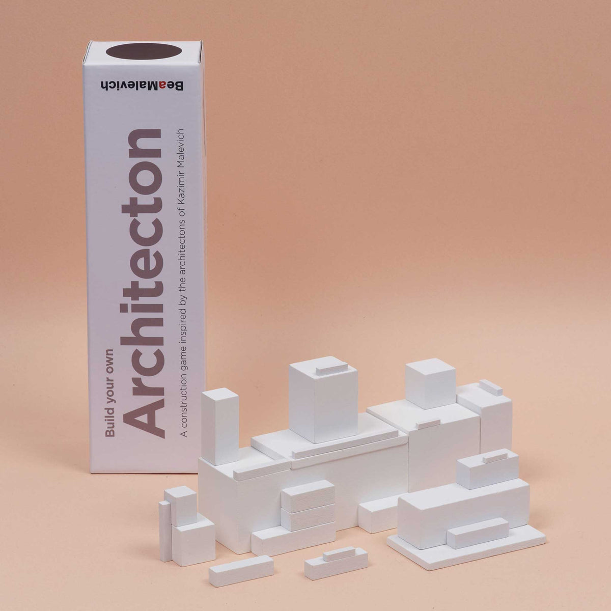 ARCHITECTON | Ensemble de blocs de construction d'architecture en bois | C4 Grande version | BeaMalevich