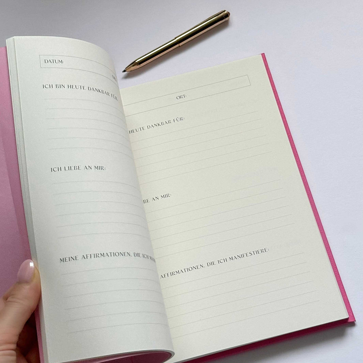 LOVEme Journal - Selbstliebe Tagebuch für 100 Tage - Englisch | Elena Miller