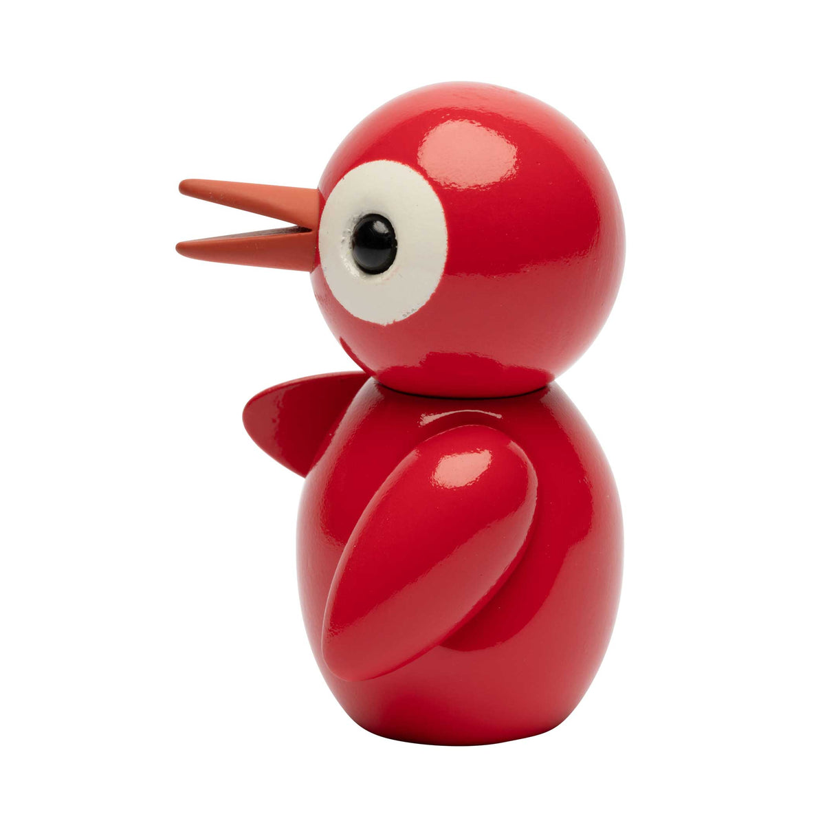 Deco Bird "Remarkable Red" – Beech · 6.5 cm | Spring Copenhagen
