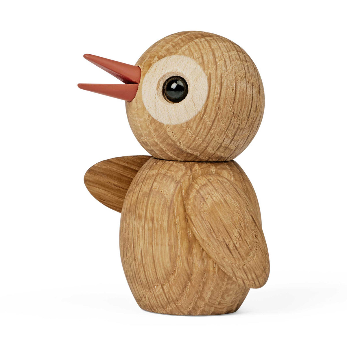 Deco Bird "Jokey Oak" – Oak · 6.5 cm | Spring Copenhagen