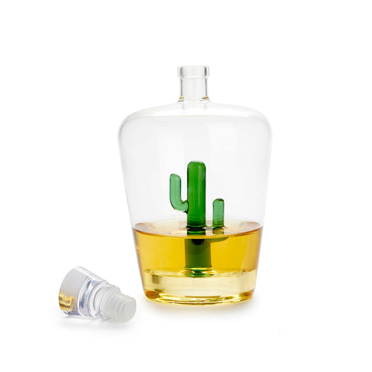 CACTUS - Bouteille et carafe à liqueur avec petit cactus vert - 1 litre | BALVI
