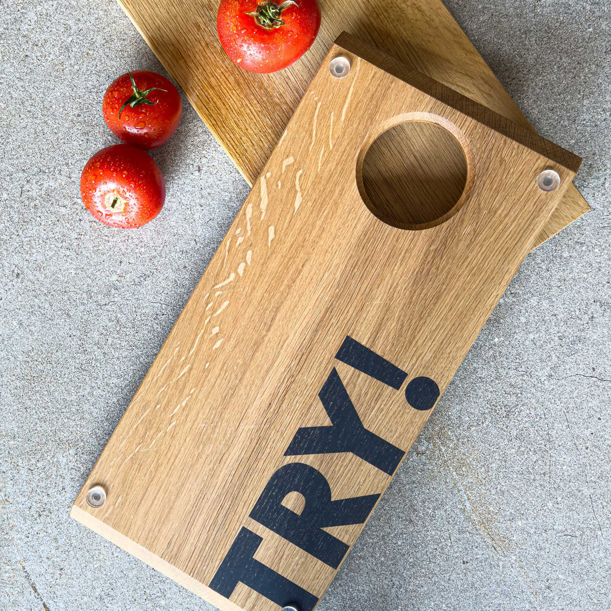 TRY! - Schneide- und Servierbrett - Eiche | finbeaux