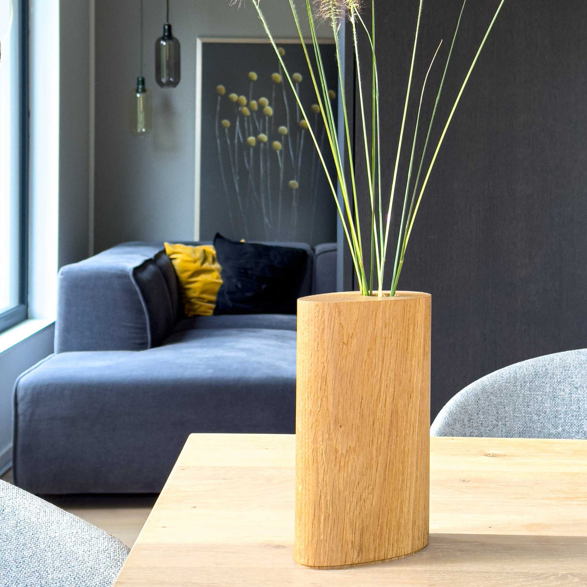 GROW! - Vase aus Holz | finbeaux