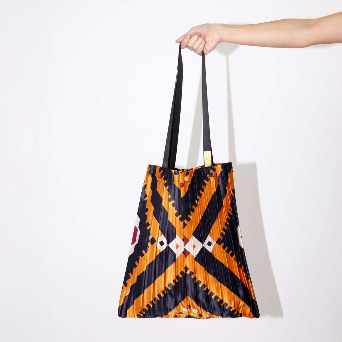 ALGHERO - Sac - satin plissé - 40x48 cm | Multitudes