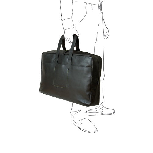 TRAVELING BAG - Black Leather Travel Bag | Alfredo Haeberli | Colin's