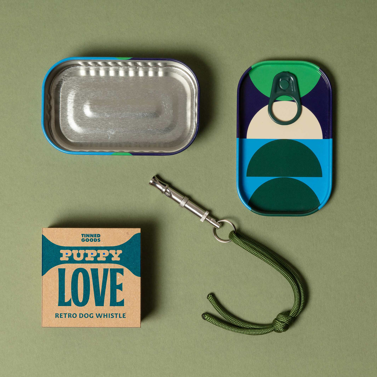Dog Whistle "Puppy Love" – Retro · in Tin | Block Design