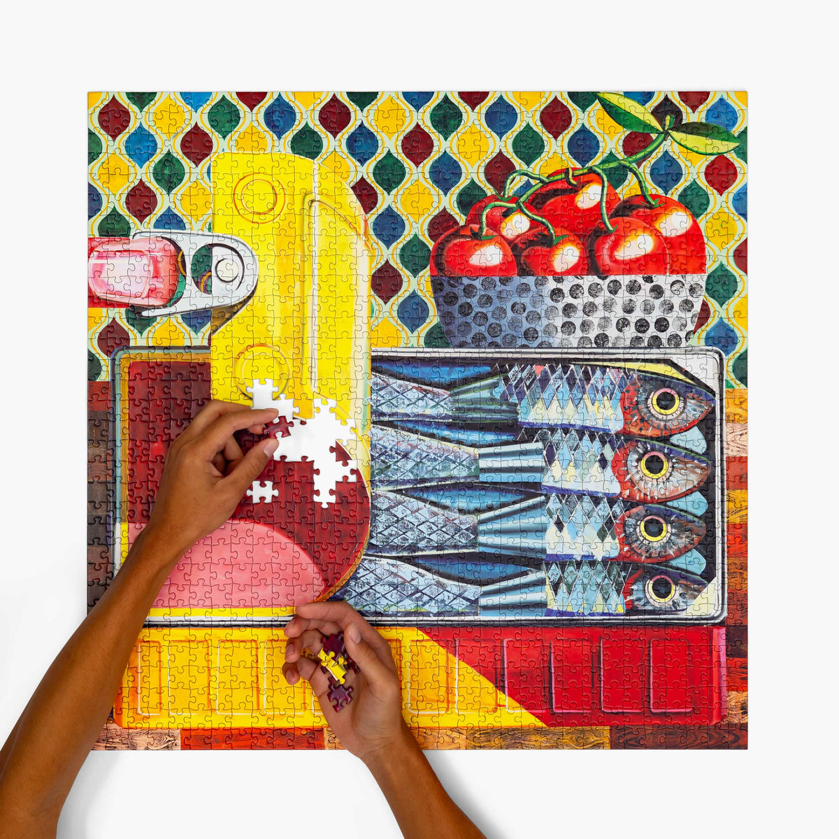 SARDINES with CHERRY TOMATOES - Puzzle 1.000 pieces - Kristof Santy | parkside
