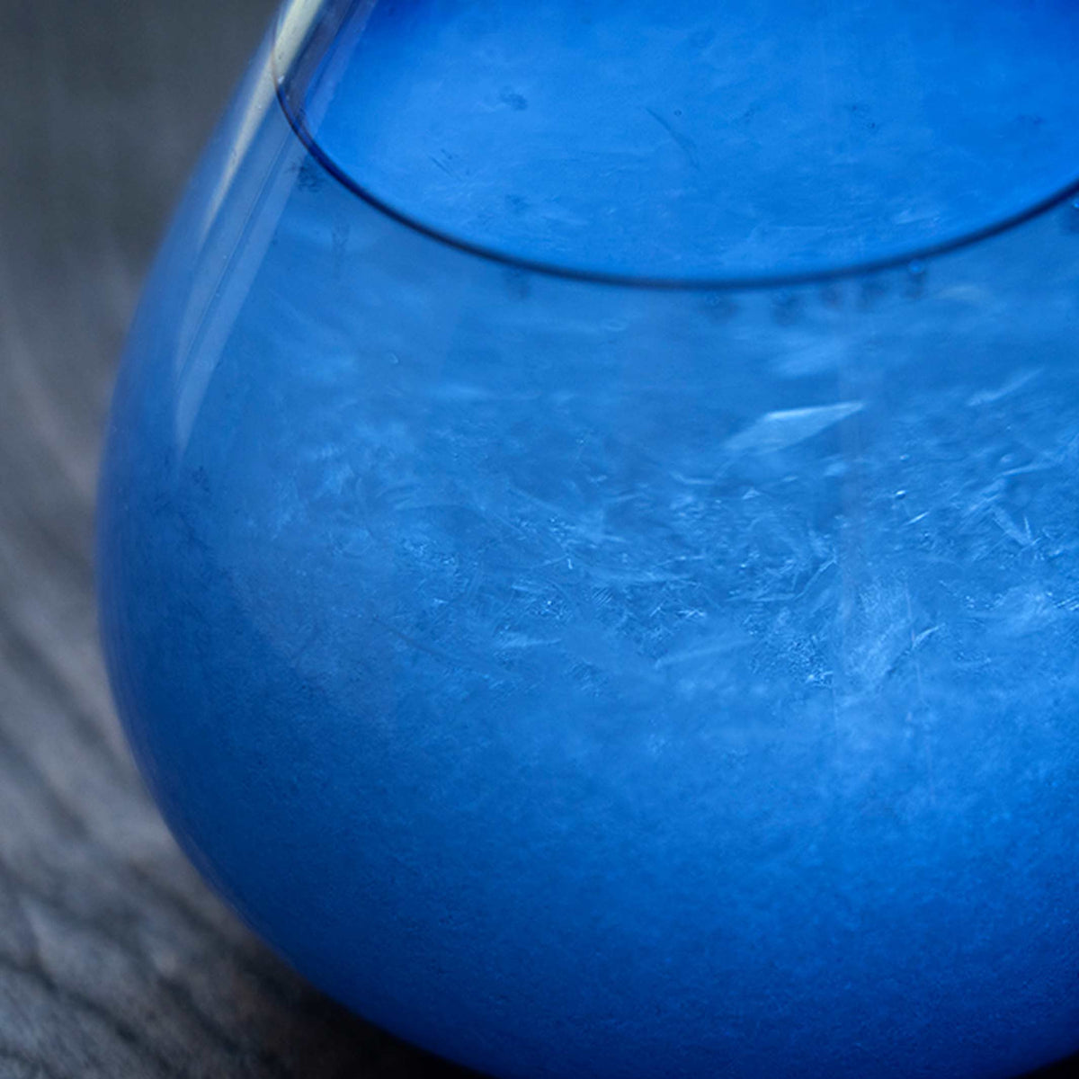 Storm Glass "Tempo Drop" Mini – Glass · Blue · 11 cm | 100percent