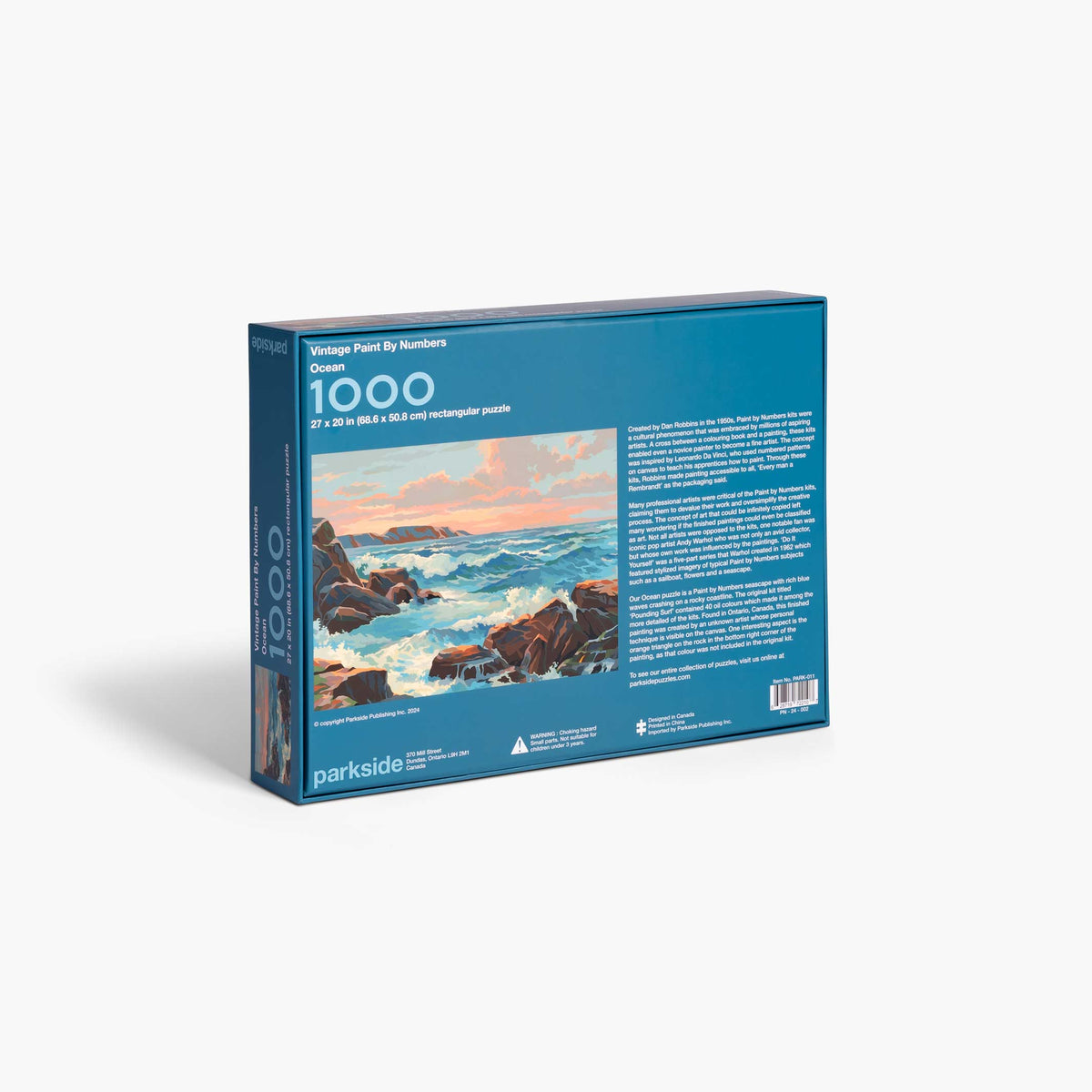 OCEAN - Vintage Paint by Numbers - Puzzle 1.000 Teile | parkside