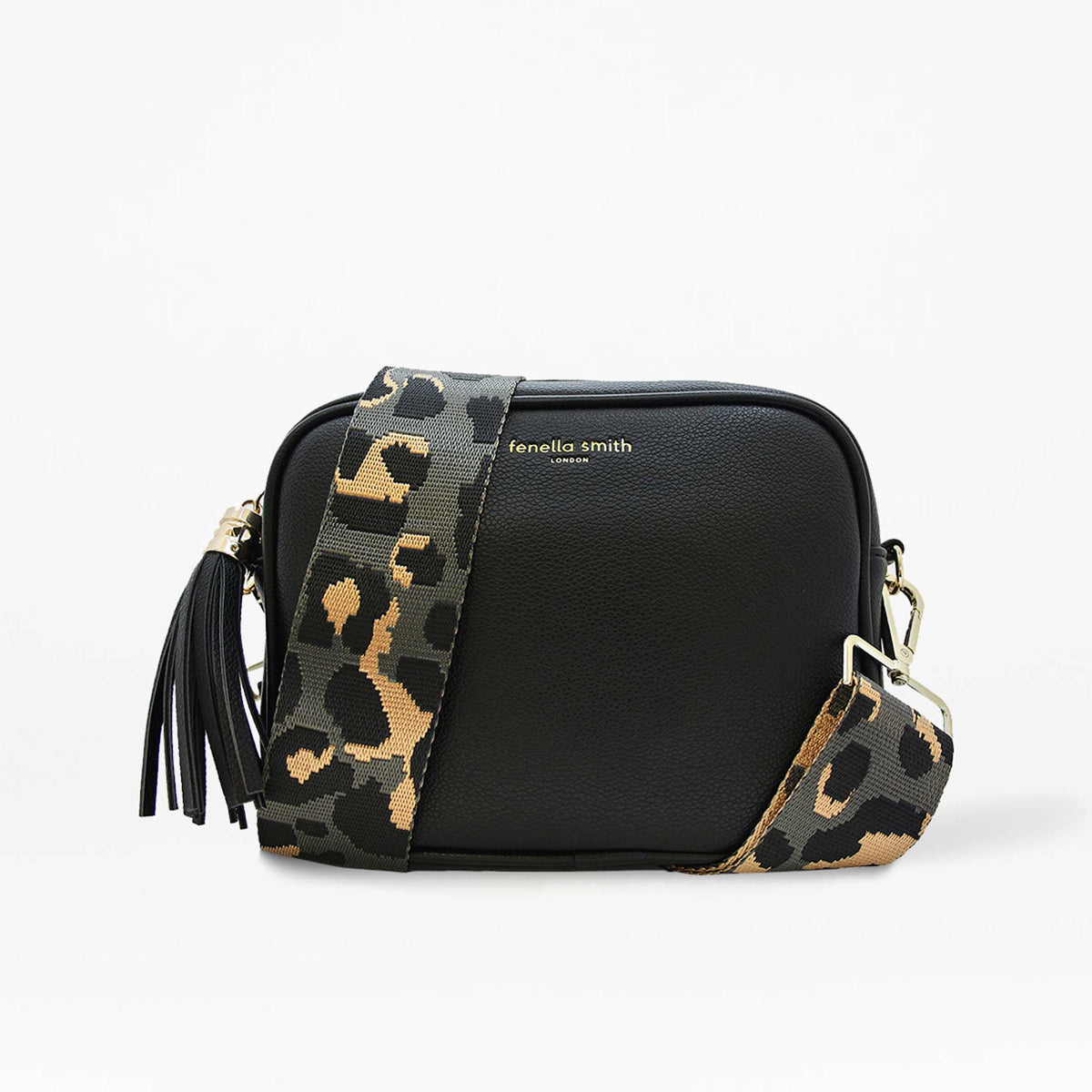 LULU - Zwarte crossbody schoudertas | Fenella Smith
