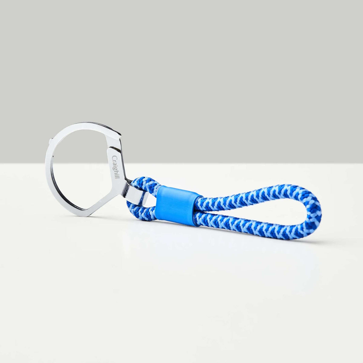 Schlüsselring "Rope Split Ring" – Kornblumenblau · 11,5 cm | Craighill