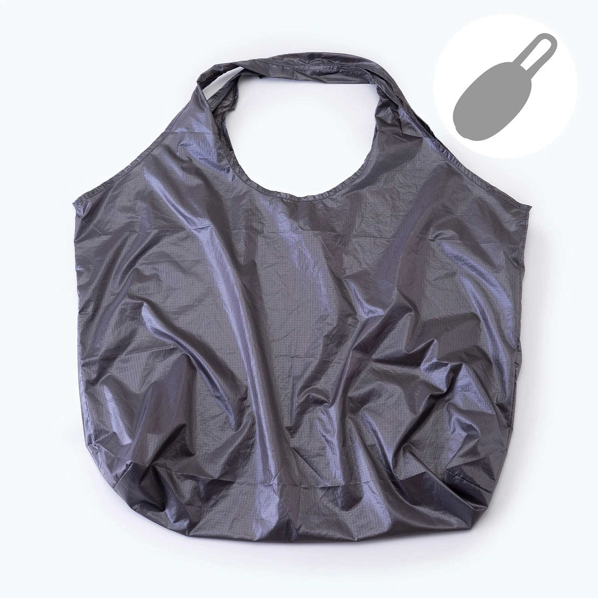 Borsa shopper Cocoon Large – Nylon · Grigio · 20 L | 100percent