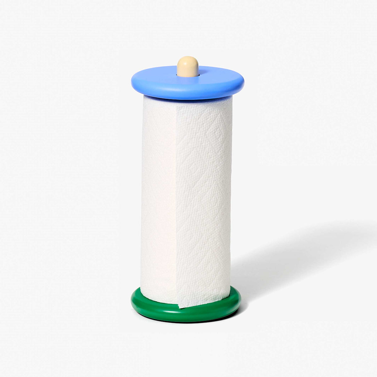 SPOOL Blue, Yellow & Green - Paper Towel Holder - Sam Stewart | Areaware