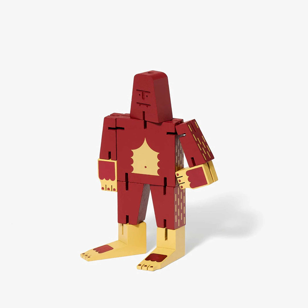 CUBEBOT CRYPTOIDS SASQUATCH - Rød 3D-puslespilsrobot - Lille | David Weeks | Areaware