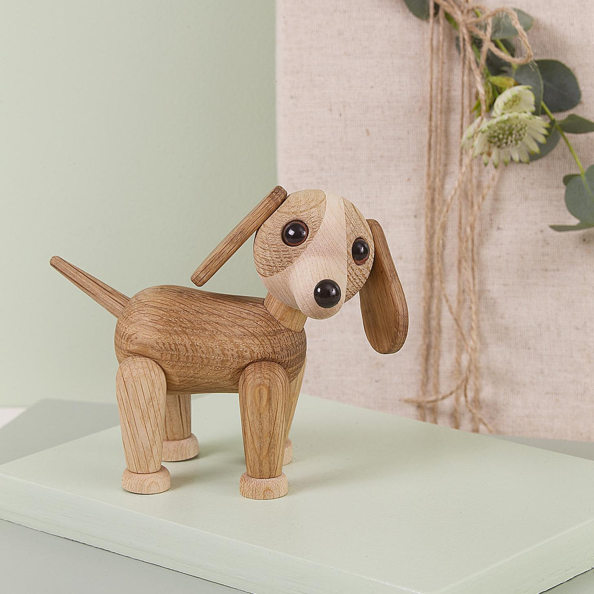 Holzhund Fluff – Mahagoni · 10 cm | Spring Copenhagen