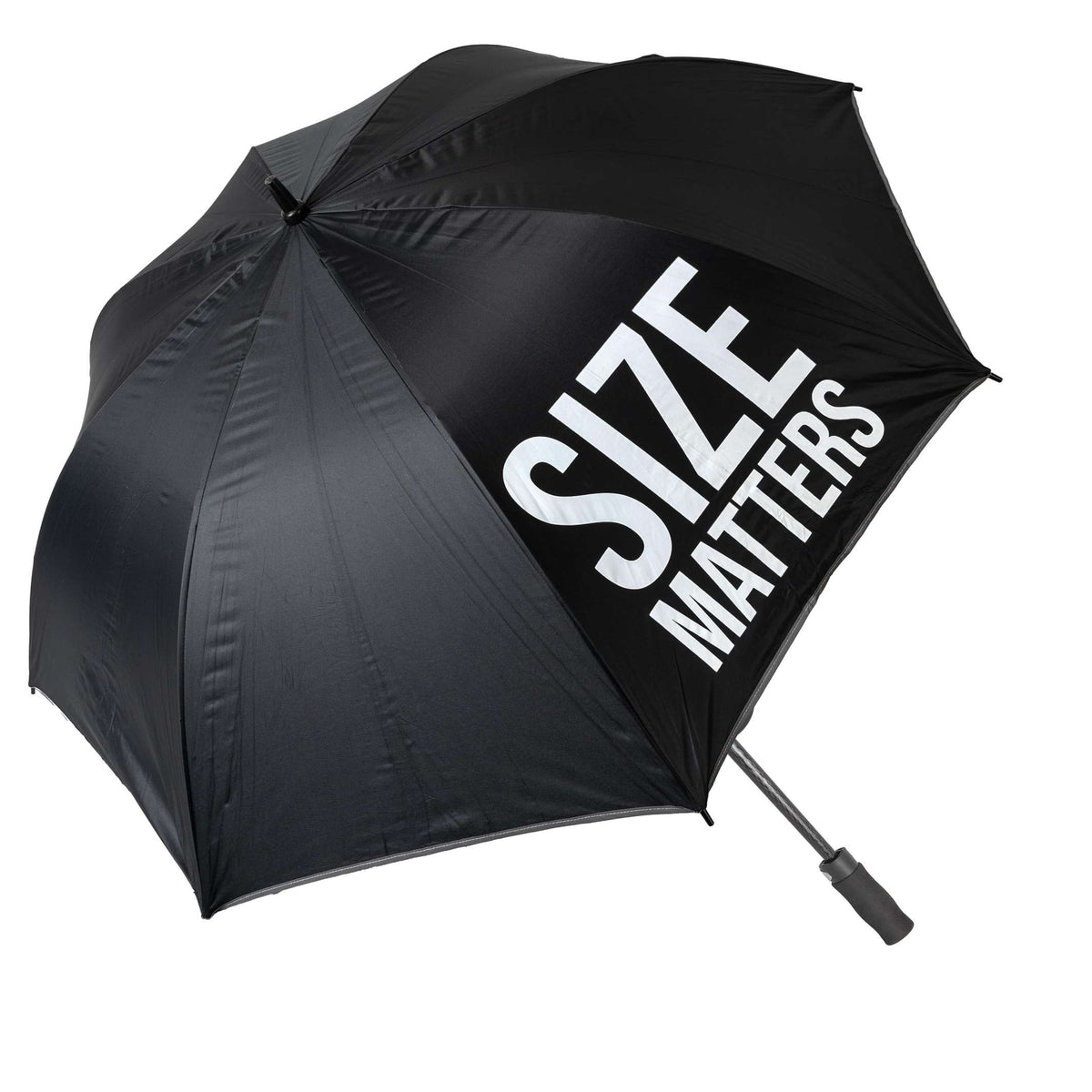 Regenschirm "Size Matters" XL – Schwarz · Golf · Ø 135 cm | Fisura