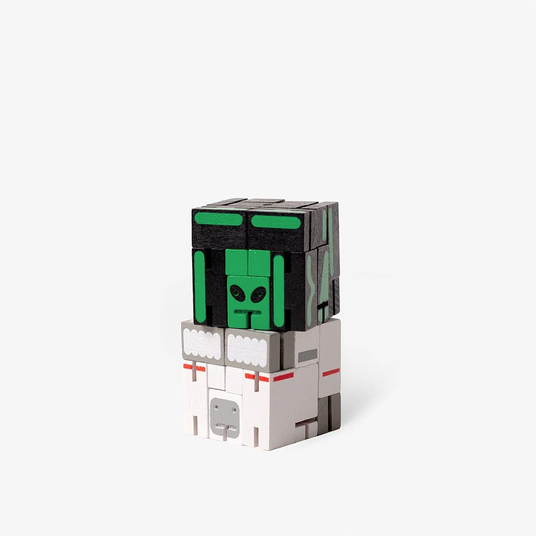 CUBEBOT® - BEST FRIENDS IN SPACE Set - Robot rompecabezas 3D | David Weeks | Areaware