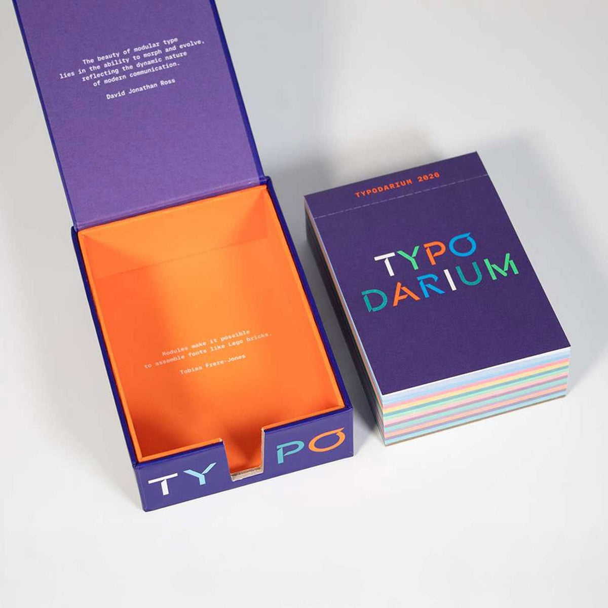 Typography Calendar Typodarium 2026 – 365 Fonts | Hermann Schmidt