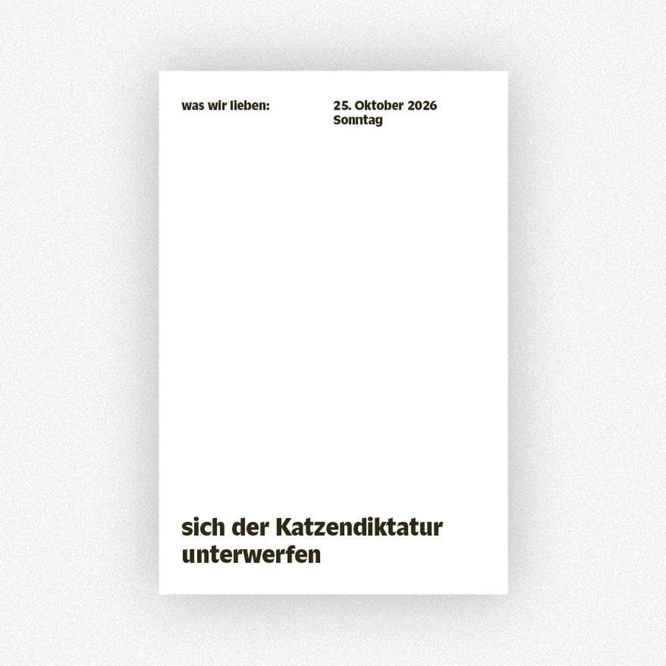WAS WIR LIEBEN - Notiz-Kalender 2026 | Daniela Spinelli & Birte Spreuer | Hermann Schmidt Verlag