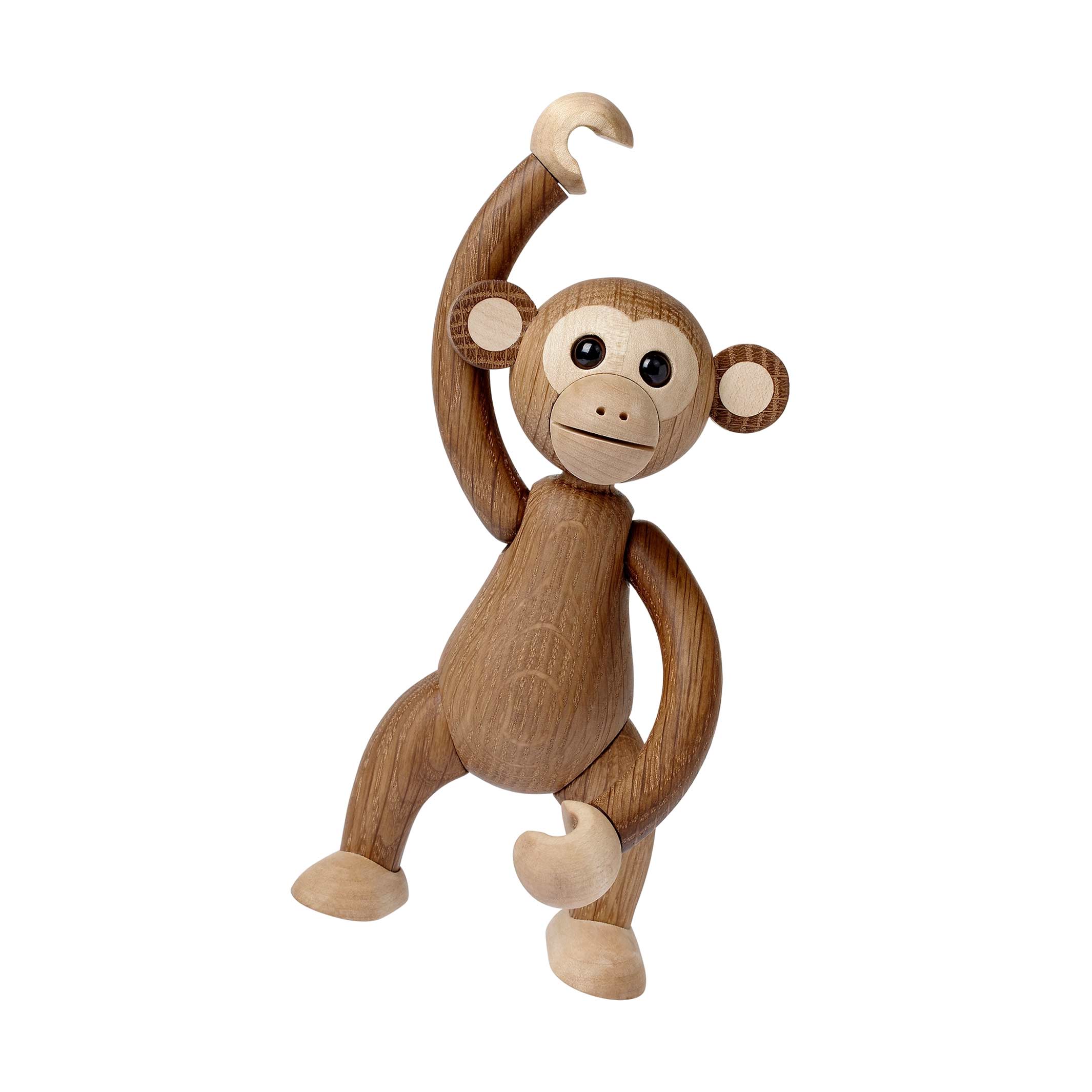 MOJO - großer beweglicher Affe - Holz-Dekofigur 15 cm hoch| Chresten Sommer | Spring Copenhagen