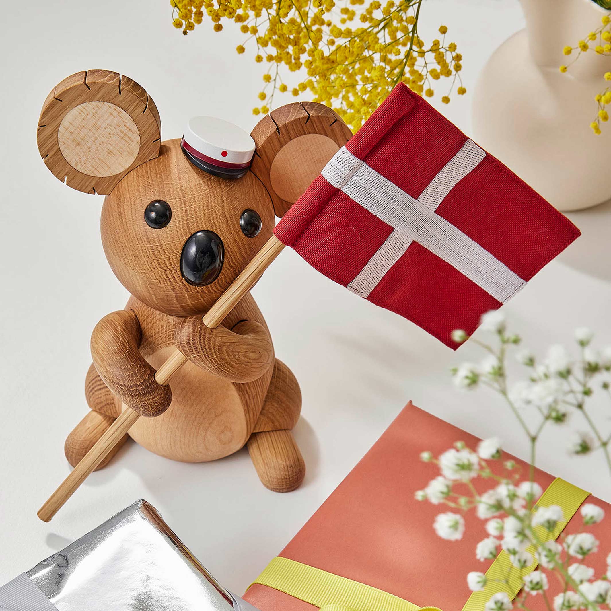 AUSSIE - medium-sized Koala - Wooden decorative Figurine 18 cm high | Chresten Sommer | Spring Copenhagen