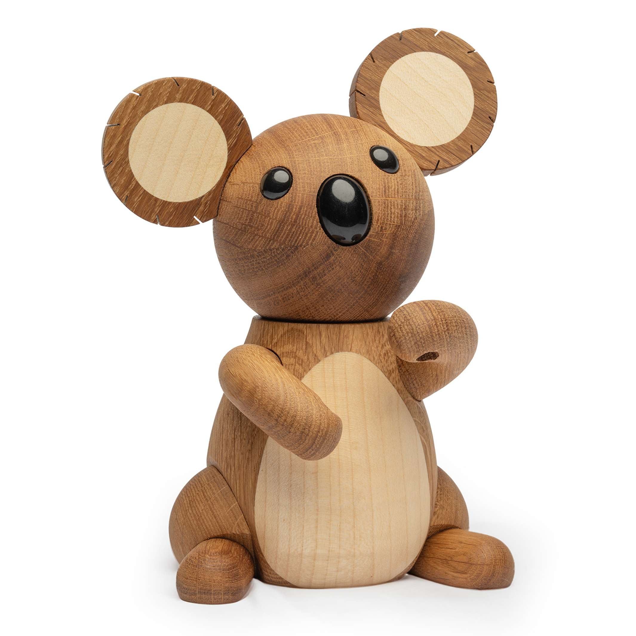 AUSSIE - medium-sized Koala - Wooden decorative Figurine 18 cm high | Chresten Sommer | Spring Copenhagen