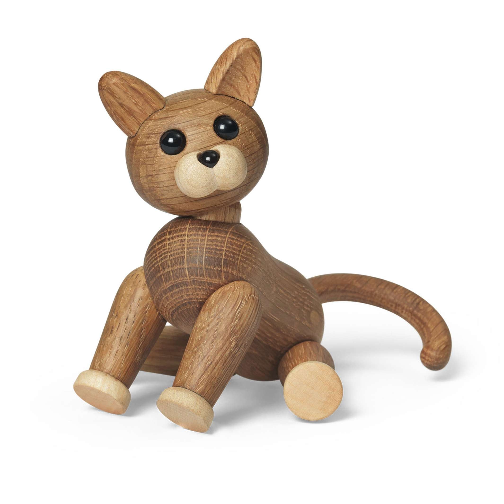 SNEAKY - Funny Wooden Kitten - Decorative Figurine | Chresten Sommer | Spring Copenhagen