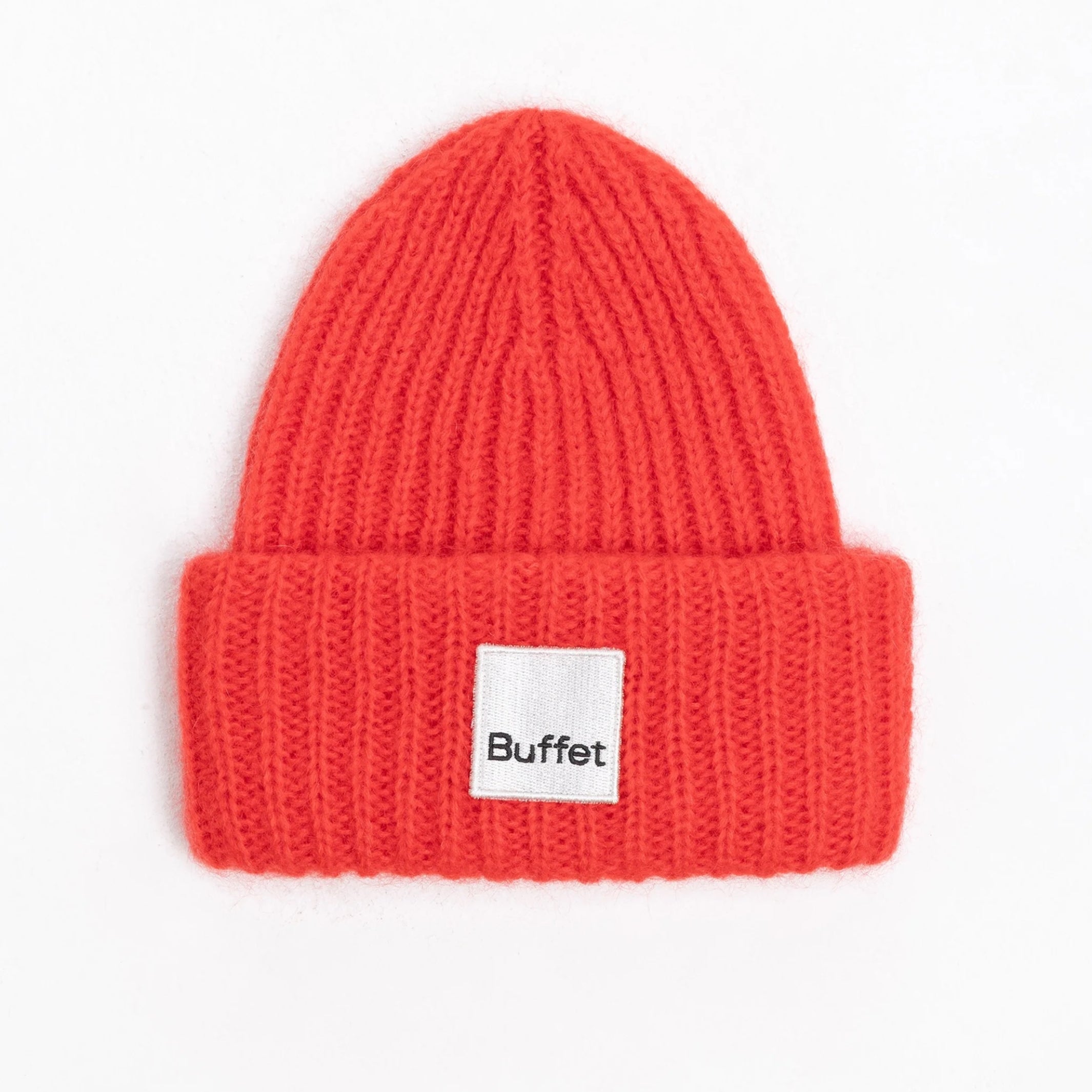 CHUNKY MOHAIR - Beanie - red | Buffet Clothing