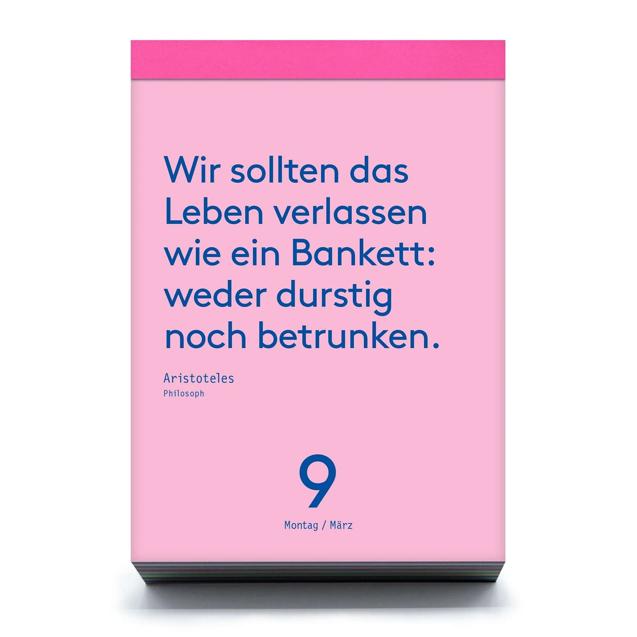 DENKPAUSE - Desk Calendar 2026 - Sturdy cardboard stand - 11.5x16 cm | seltmann+söhne