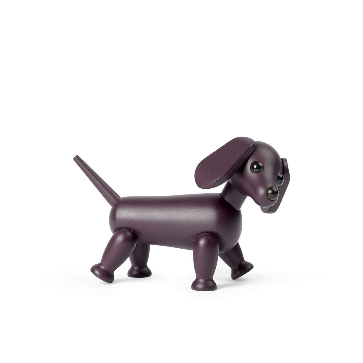 Træ-gravhund Piccolo – Mørkt træ · 10 cm | Spring Copenhagen