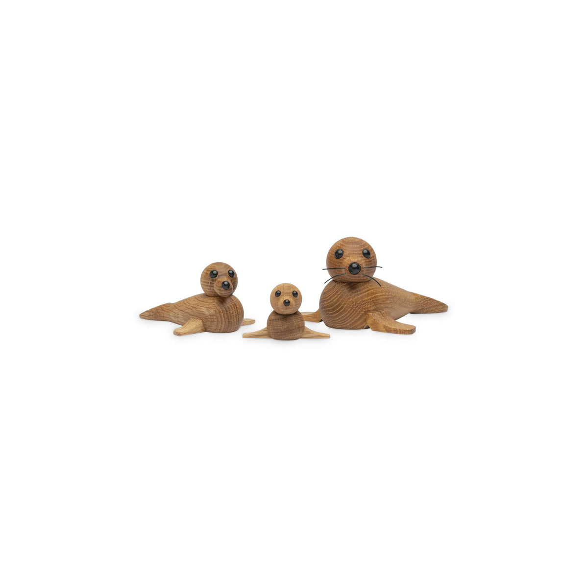 Holzrobbe "Mini Seal" – Eiche · 6 cm | Spring Copenhagen