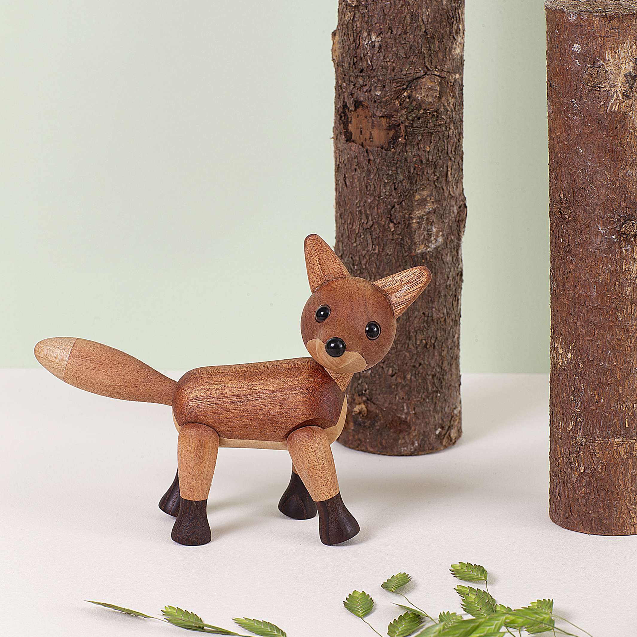 FOXY - listiger Fuchs - Holz-Dekofigur | Chresten Sommer | Spring Copenhagen