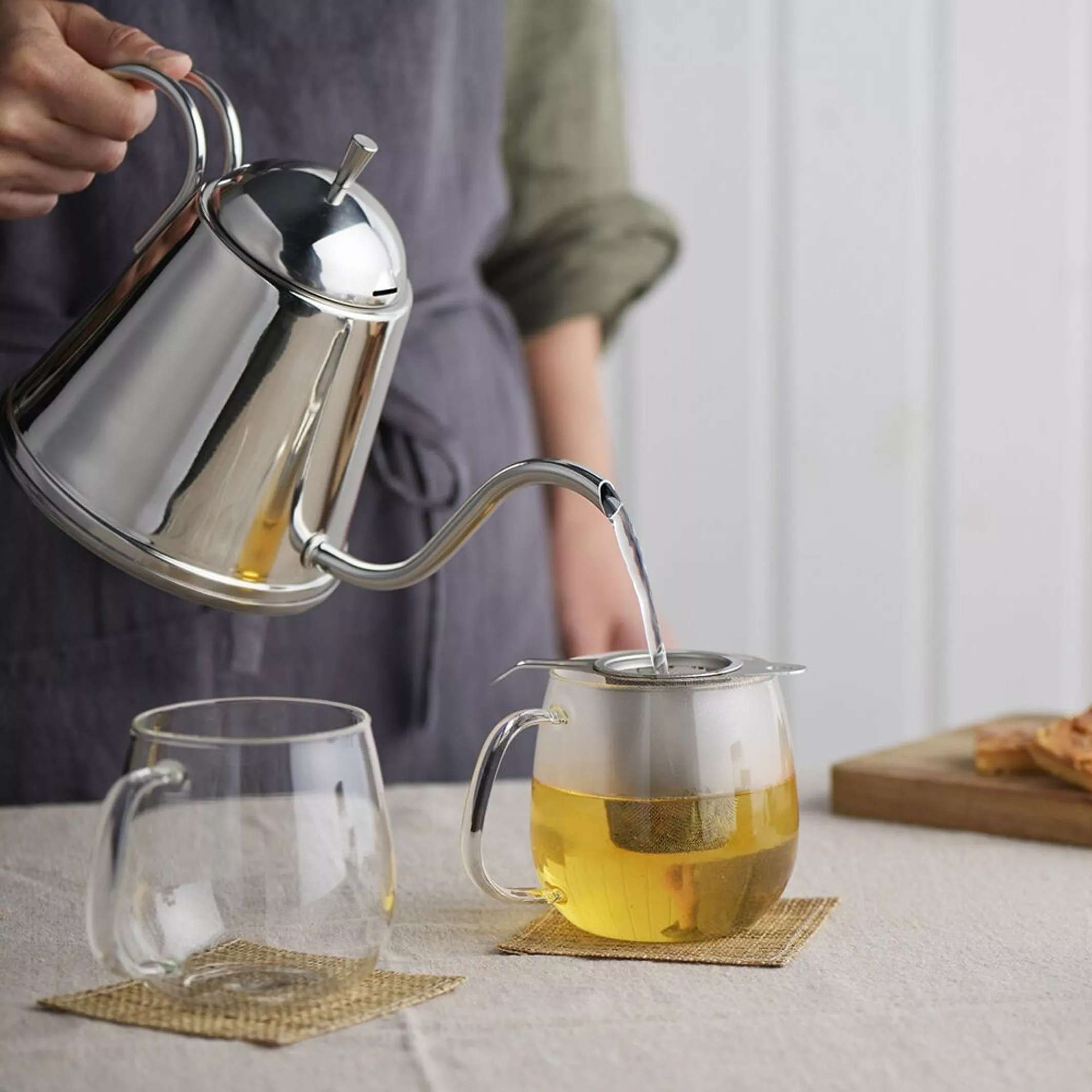 Japanisches Edelstahl Teesieb - and Collection | Yoshikawa