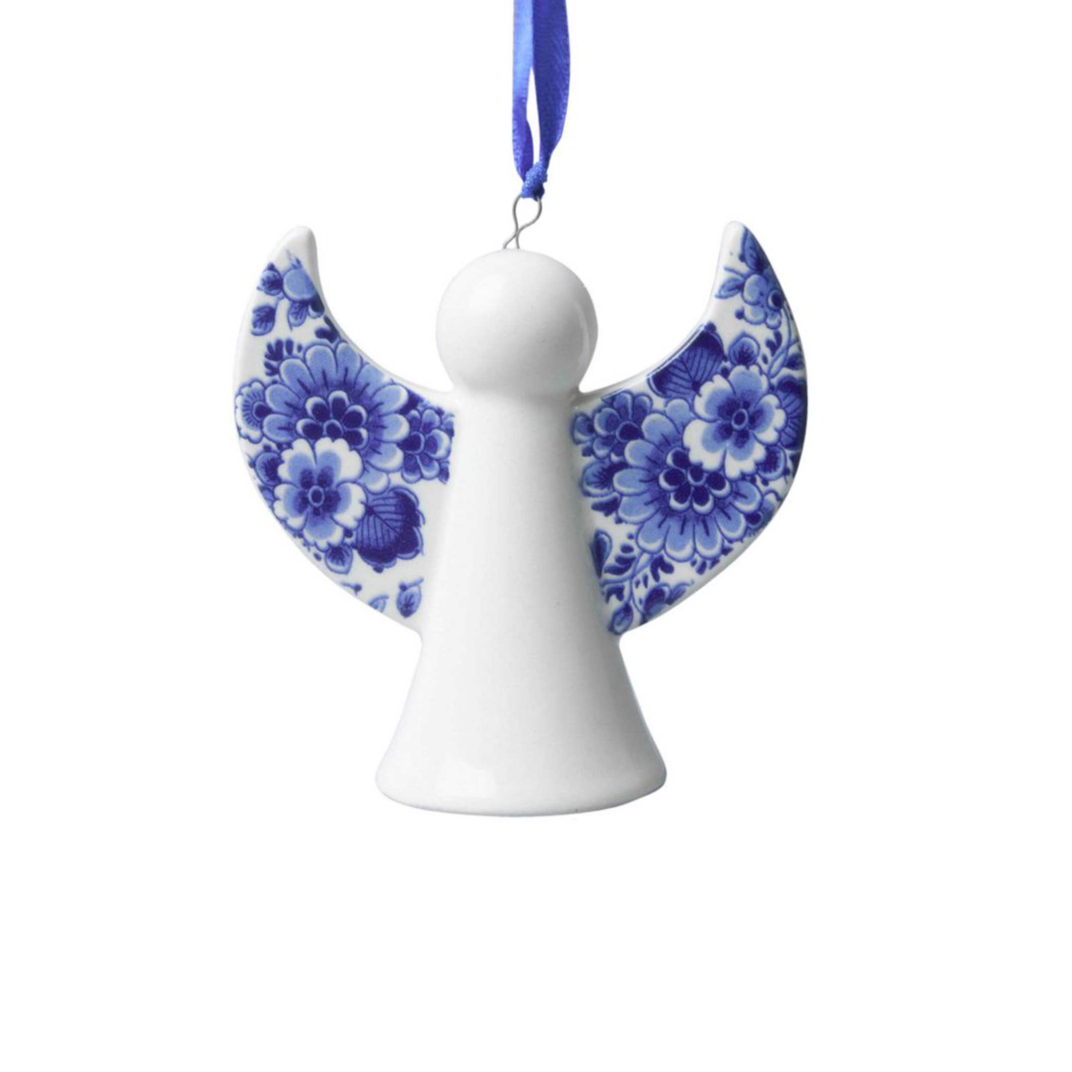 ENGEL - Weihnachtsbaumschmuck - Keramik ca. 9 cm | Heinen Delfts Blauw