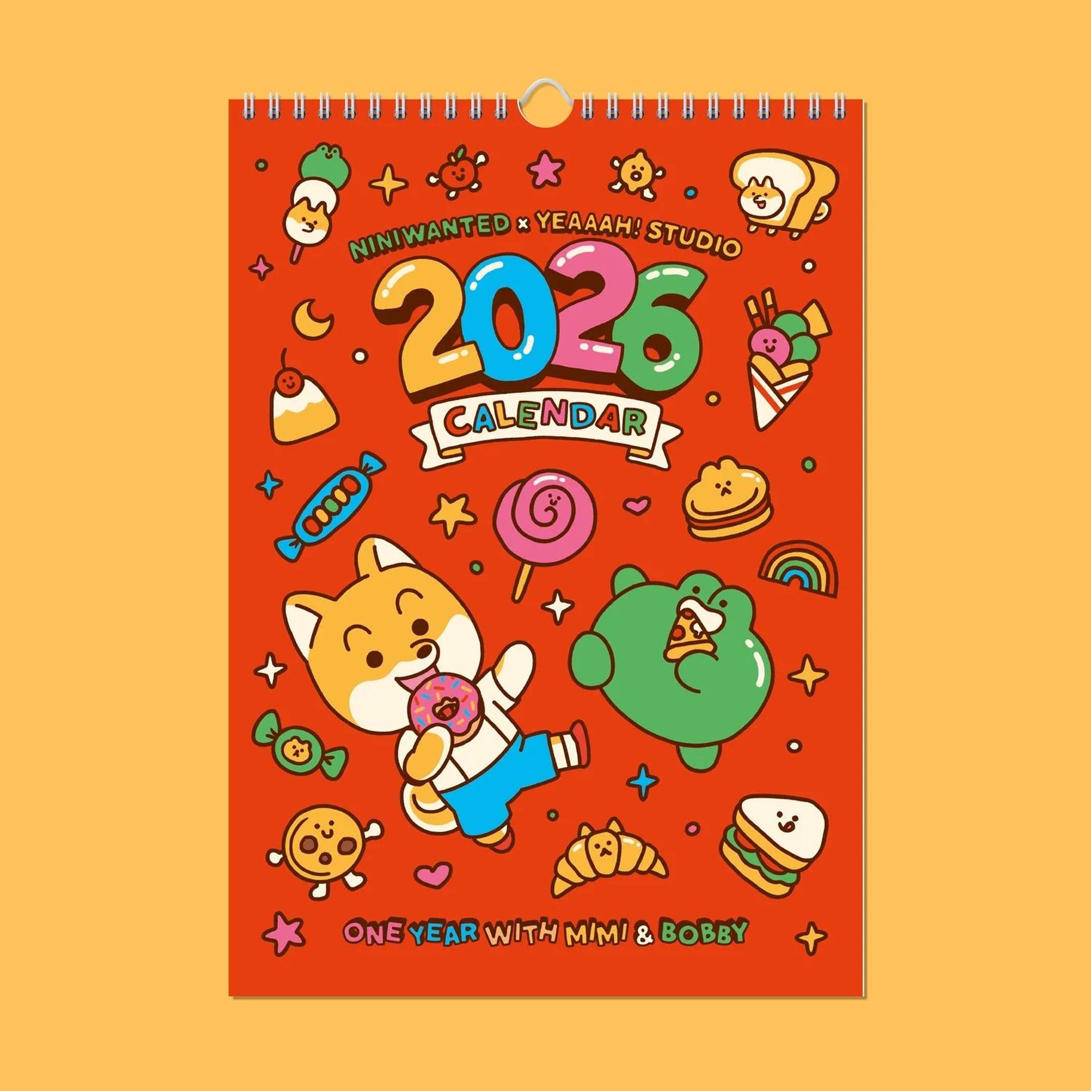 CALENDAR 2026 - Wandkalender Yeaaah! Studio x Niniwanted | Yeaaah! Studio