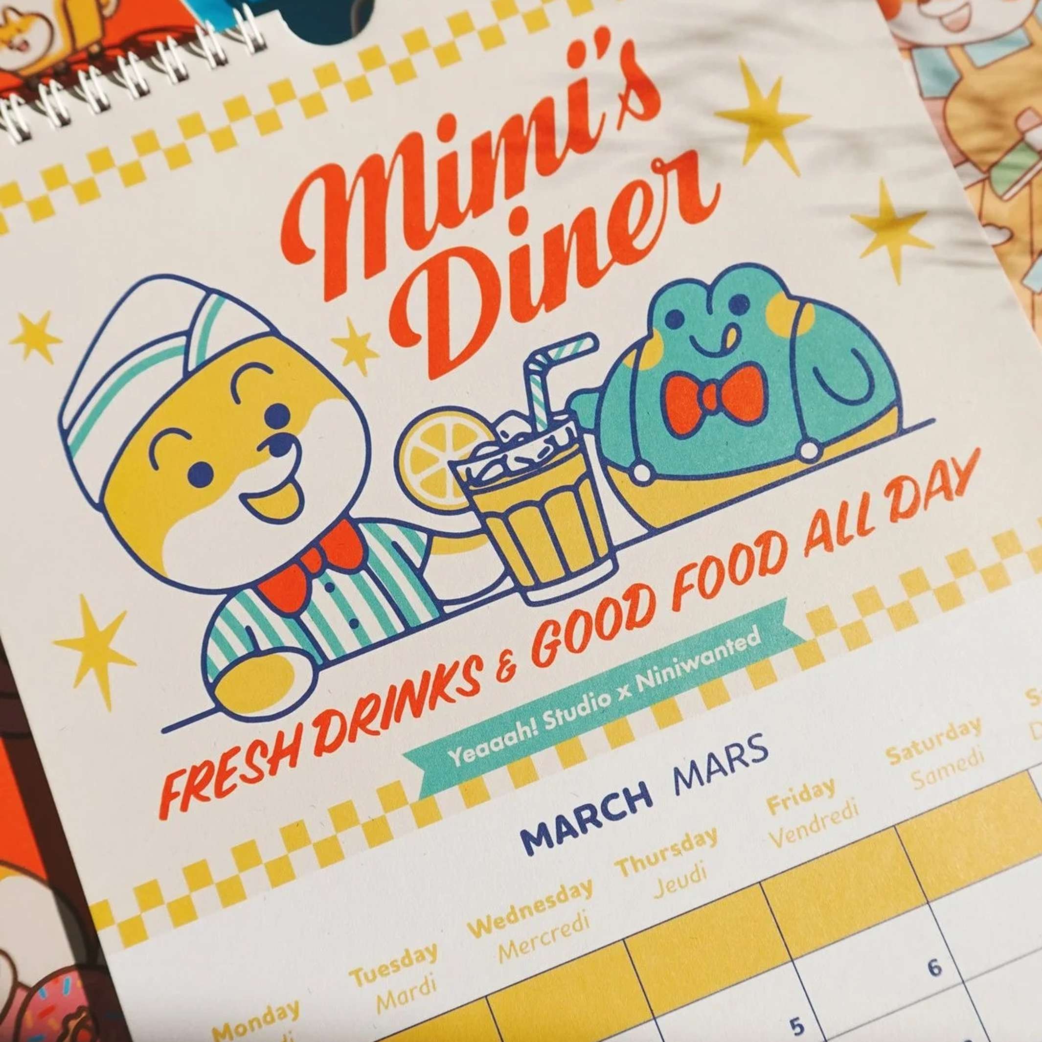 CALENDAR 2026 - Wandkalender Yeaaah! Studio x Niniwanted | Yeaaah! Studio