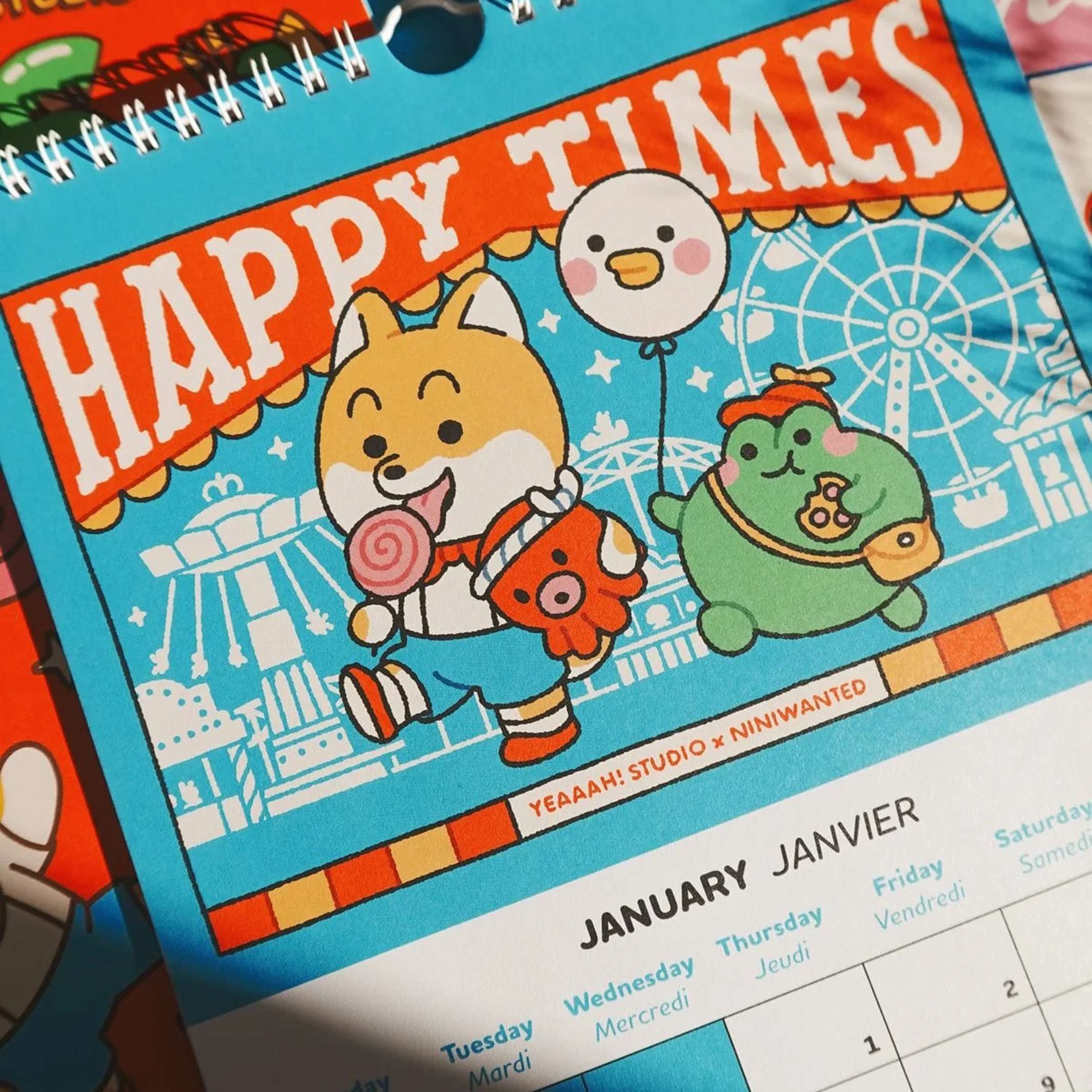 CALENDAR 2026 - Wandkalender Yeaaah! Studio x Niniwanted | Yeaaah! Studio