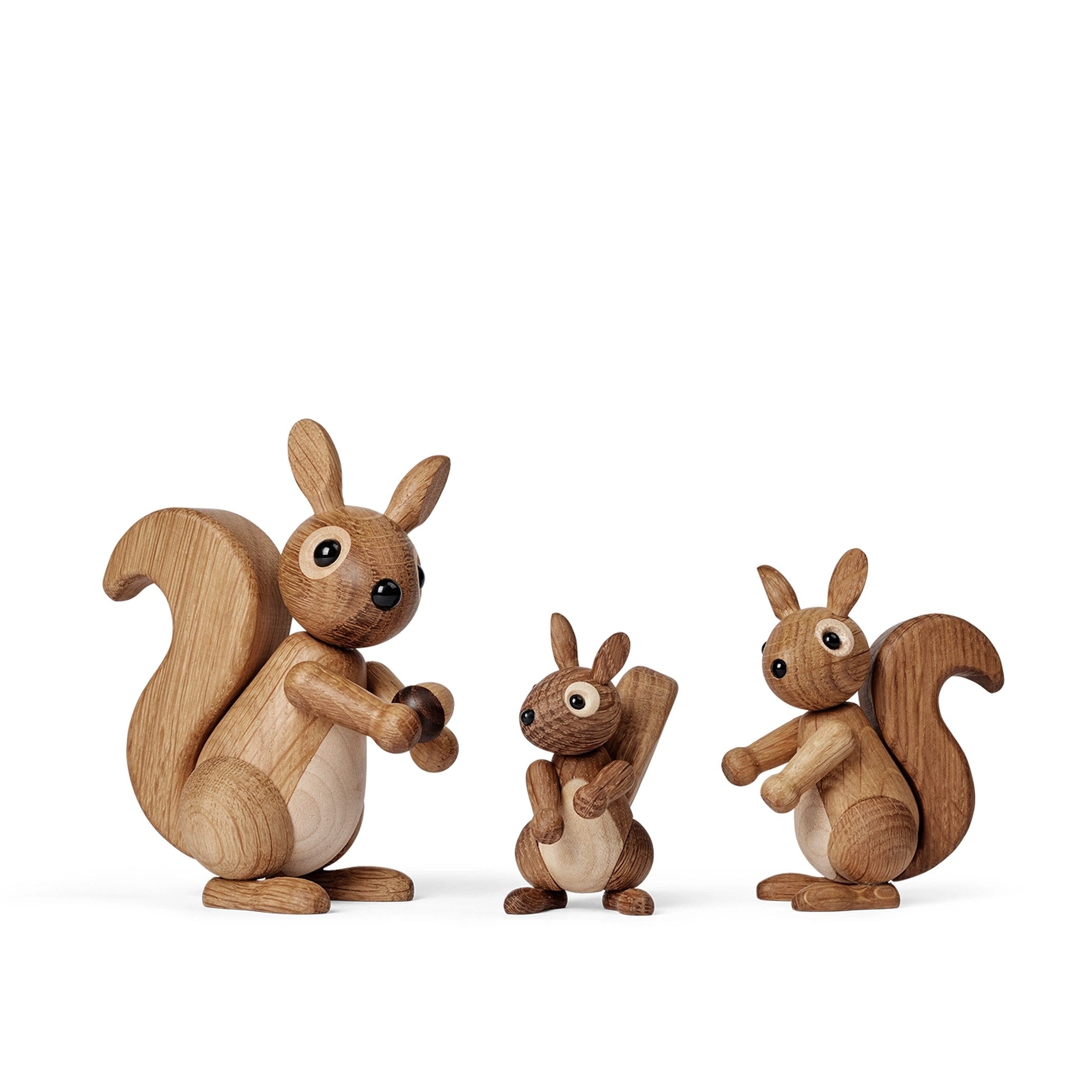 CHIPPY - Mini Eichhörnchen - kleine hölzerne Dekofigur - 7,5 cm hoch | Chresten Sommer | Spring Copenhagen