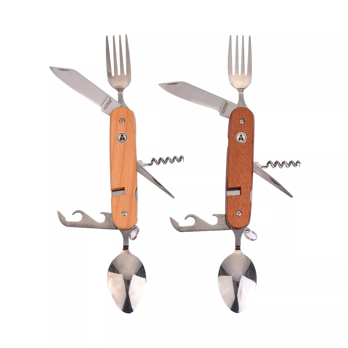 COUVERTS PLIABLES CAMPING - Set aus 2 faltbaren Multifunktionsbestecken | Laguiole