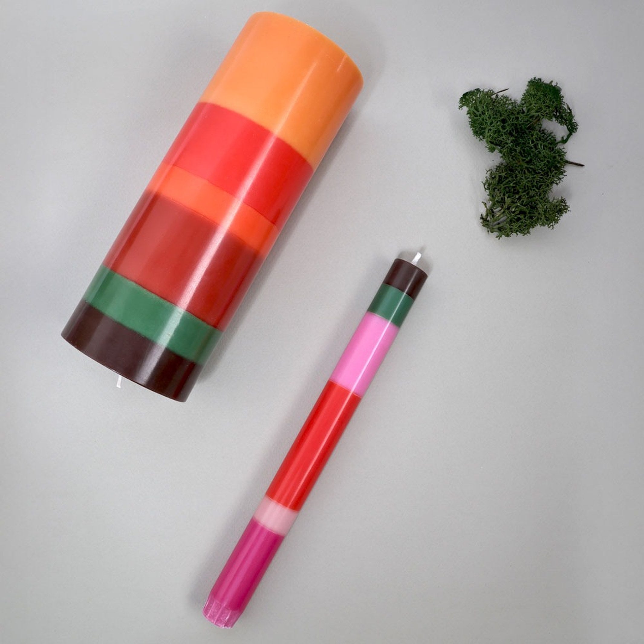 JOYFUL XMAS - Big Pillar Candle - 73 hrs burn time | not the girl who misses much