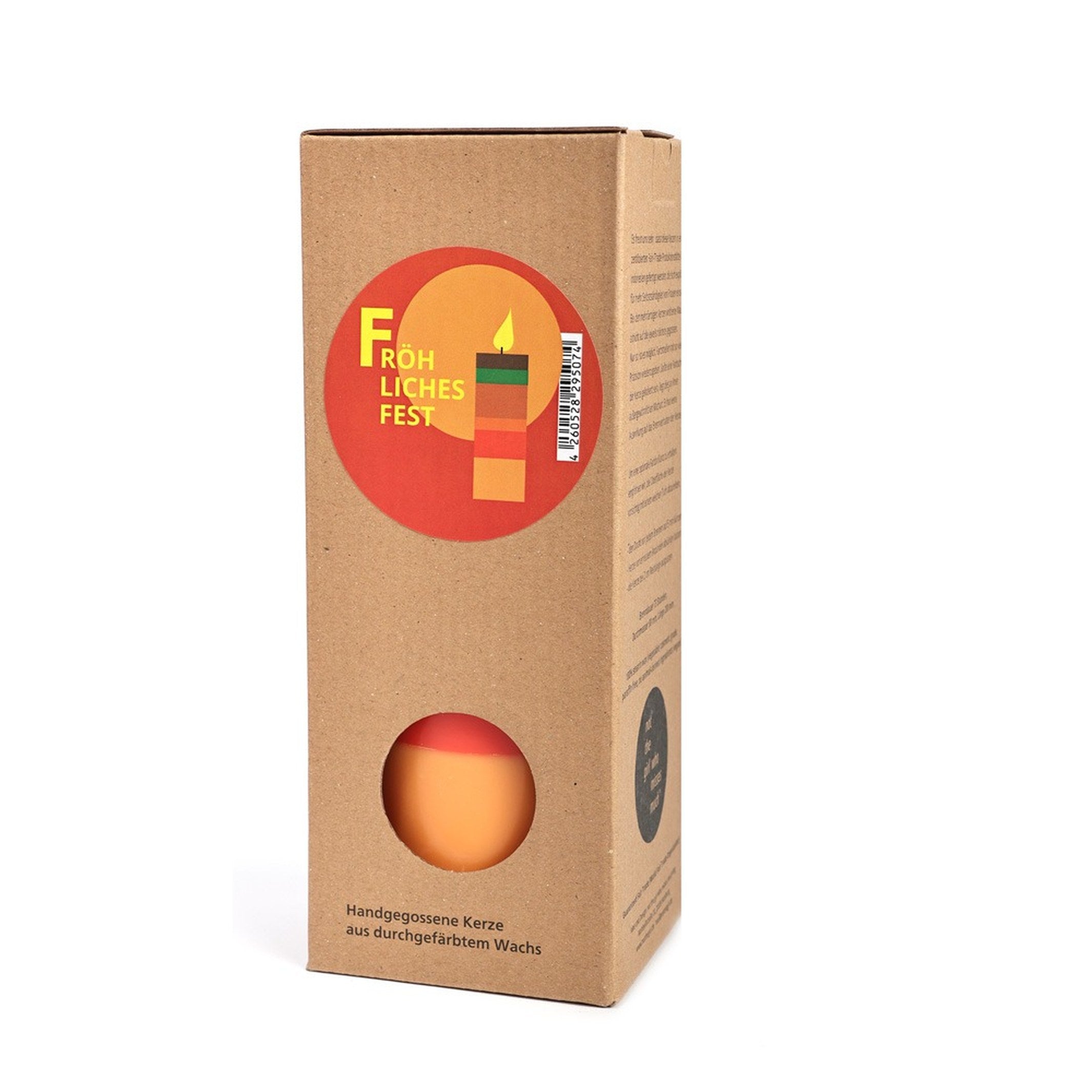 JOYFUL XMAS - Big Pillar Candle - 73 hrs burn time | not the girl who misses much