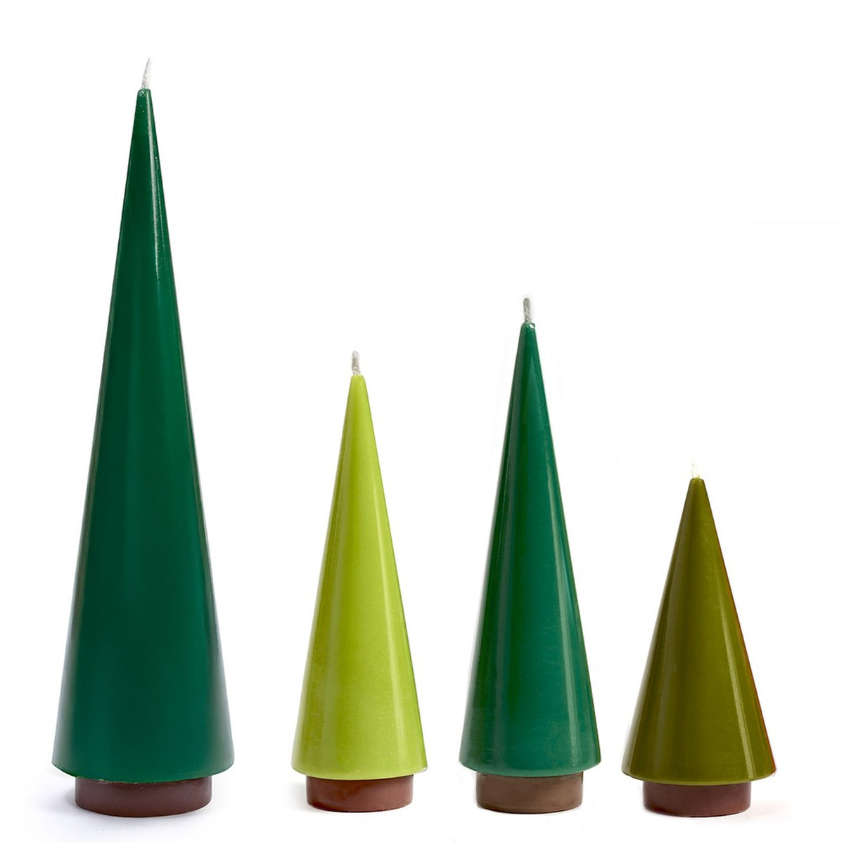 Bougie sapin XL – Émeraude · 22 cm | not the girl who misses much