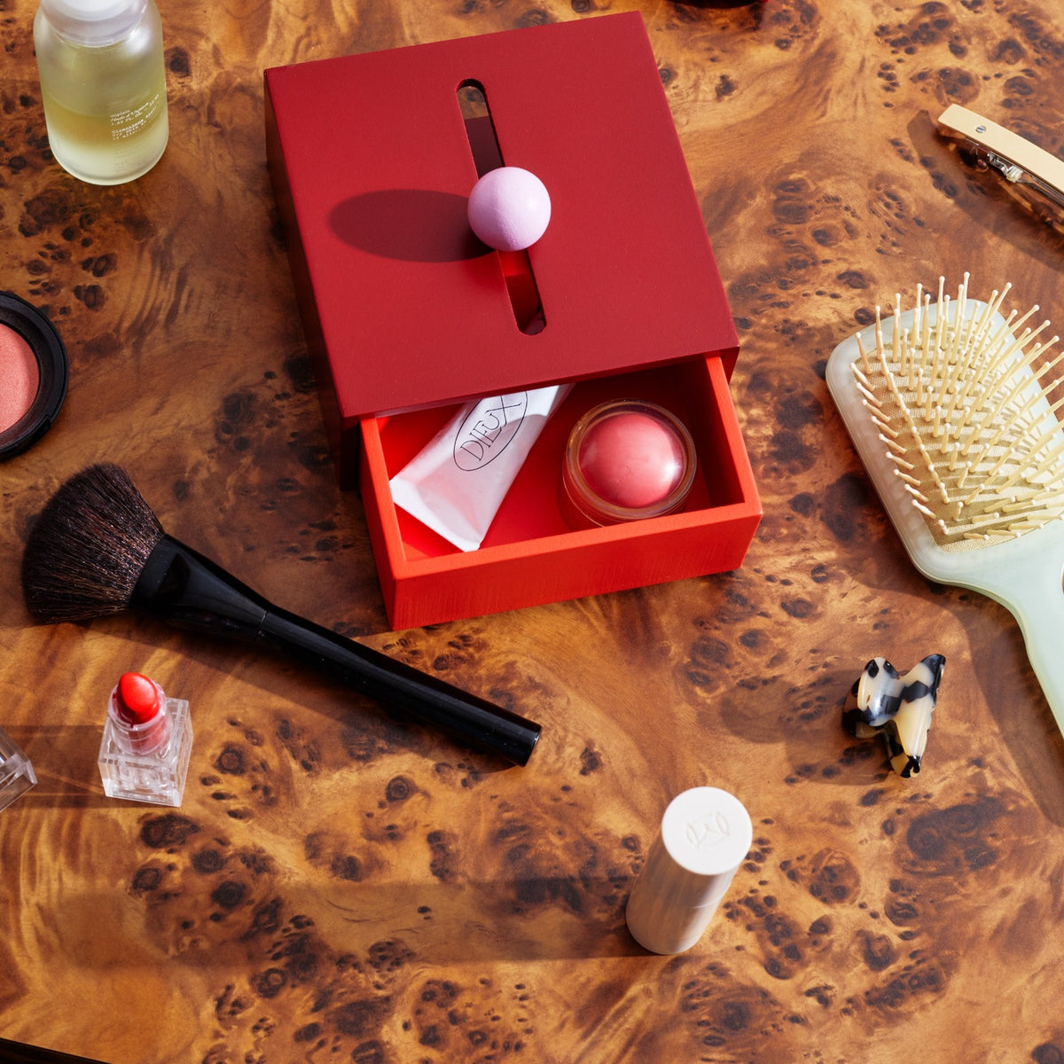 CACHE BOX - Small, red Jewelry Box | Kanyon Yeh | Areaware